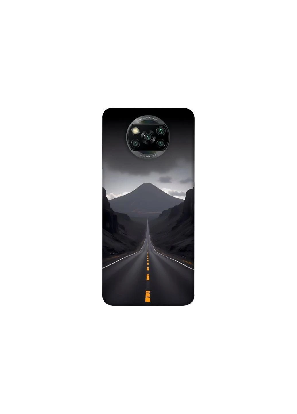 Чохол на Xiaomi Poco X3 NFC / Poco X3 Pro Black mountains Frontalka (381154736)