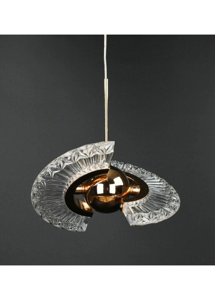 Люстра светодиодная подвесная LED светильник для квартиры на потолок лэд 26618 Золото 25-120х18х18 см. Sunnysky (324395891)