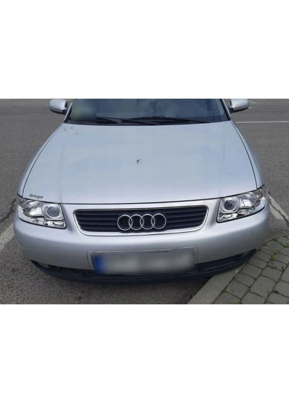 Передние фары Audi 8L (1996-2000) хром с линзами (ЦЕНА ЗА ПАРУ) Tuning-Tec A3 (398186321)