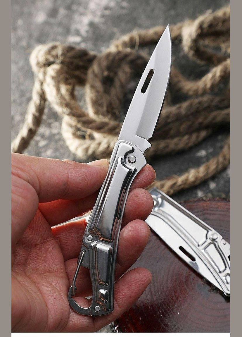 Кишеньковий складаний ніж із неіржавкої сталі з нековзною ручкою W XJXN (339077714)