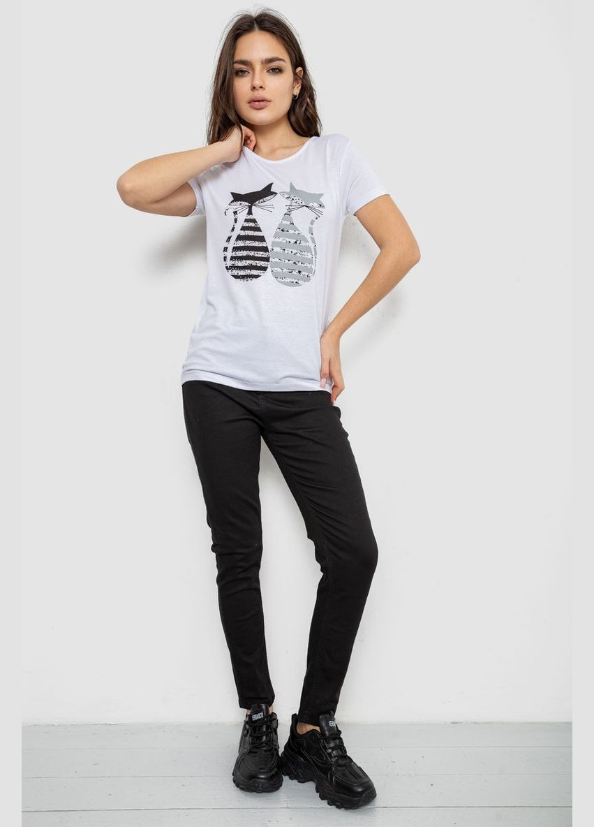 Футболка женская с принтом Ager 244R502 - (319359497)