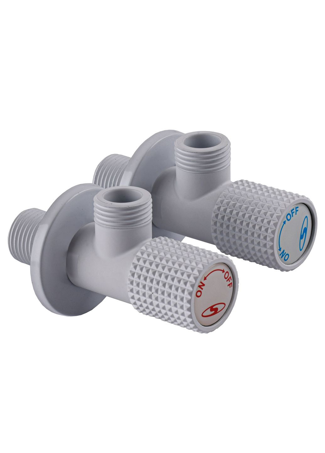 !!Набор кранов угловых керамика EXCLUSIVE 1/2″X1/2″ 9889 WW (White/White) (комплект2шт.) Solomon (335426272)