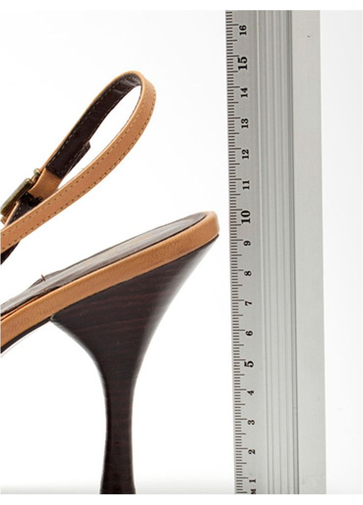 Fit Mix Жіночі шкіряні туфлі на середньому підборі Темно-бежевий бежевий з, — демісезон (341322191)