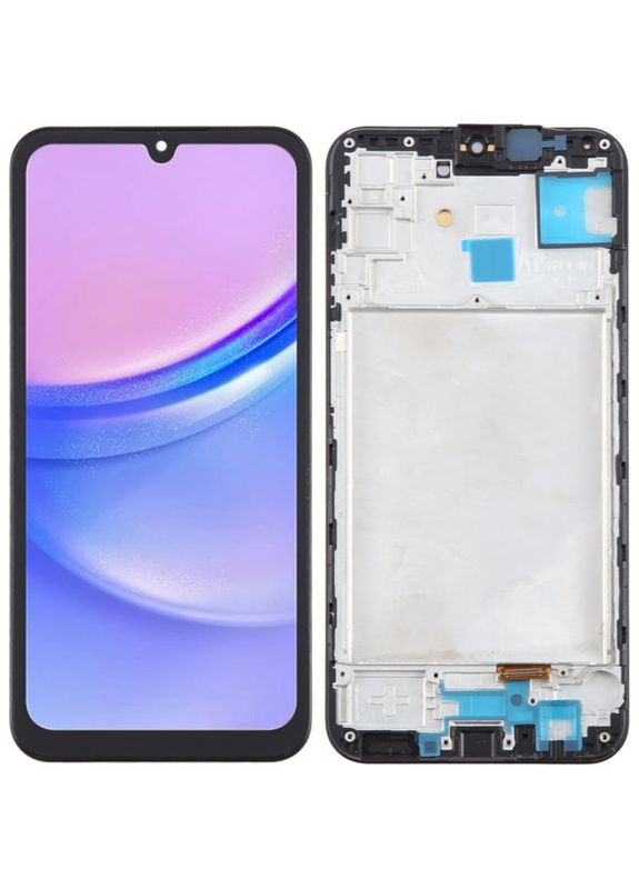 Дисплей + сенсор з рамкою A15 SM-A155F Black - p/n: VA40 IT Samsung (359502869)