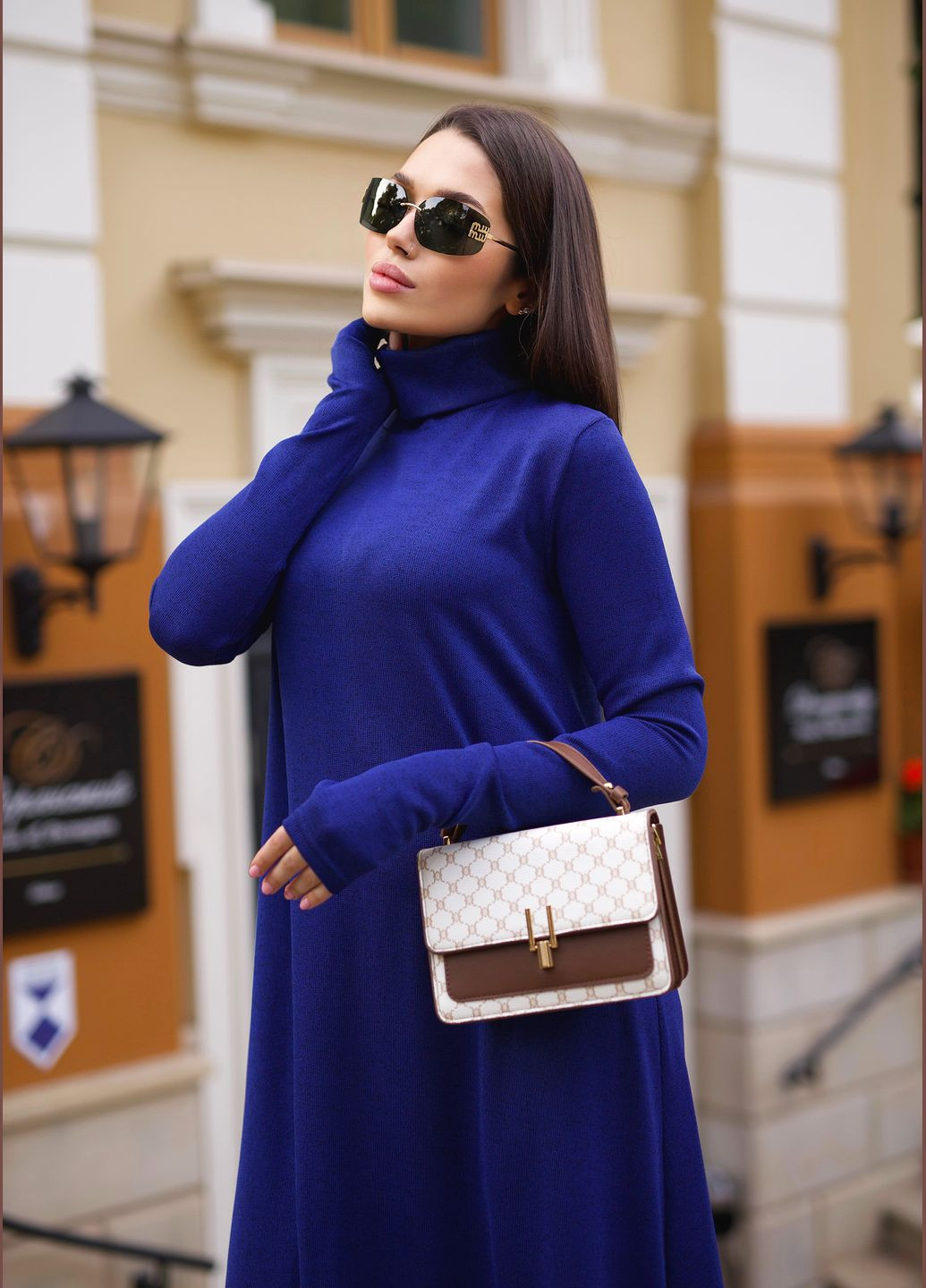 Синя повсякденний, кежуал, джинсова легка та стильна довга сукня-трапеція а-силует INNOE