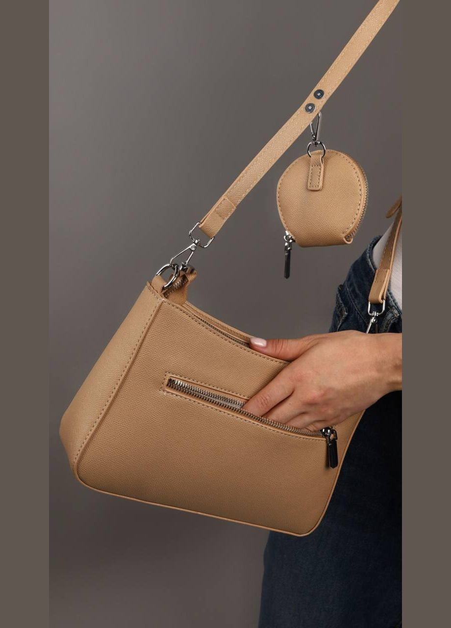 Сумка клатч жіноча бежева 7-71602 PTR No Brand (317769936)