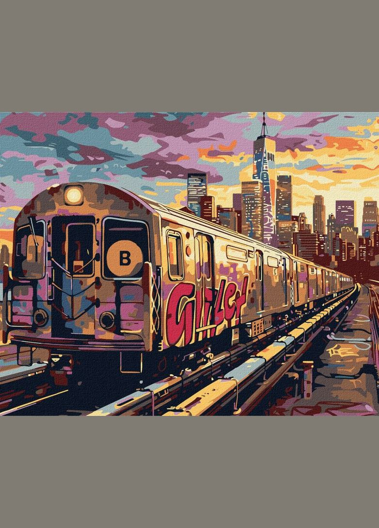 Картина за номерами Наземна станція ©art_selena_ua 40x50 KHO5127 Ідейка (299721725)