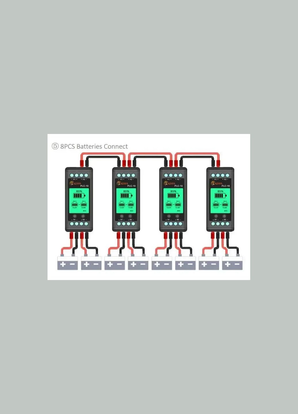 Балансувальник MAZAVA PLC-10 Battery Equalizer AG241010 black No Brand (328315931)
