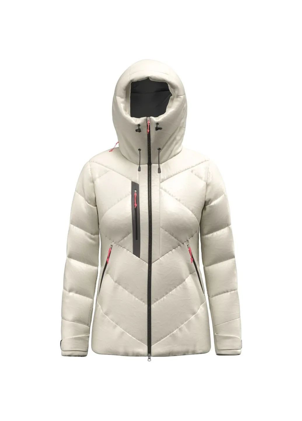 Бежевая демисезонная куртка ortles heavy wms Salewa