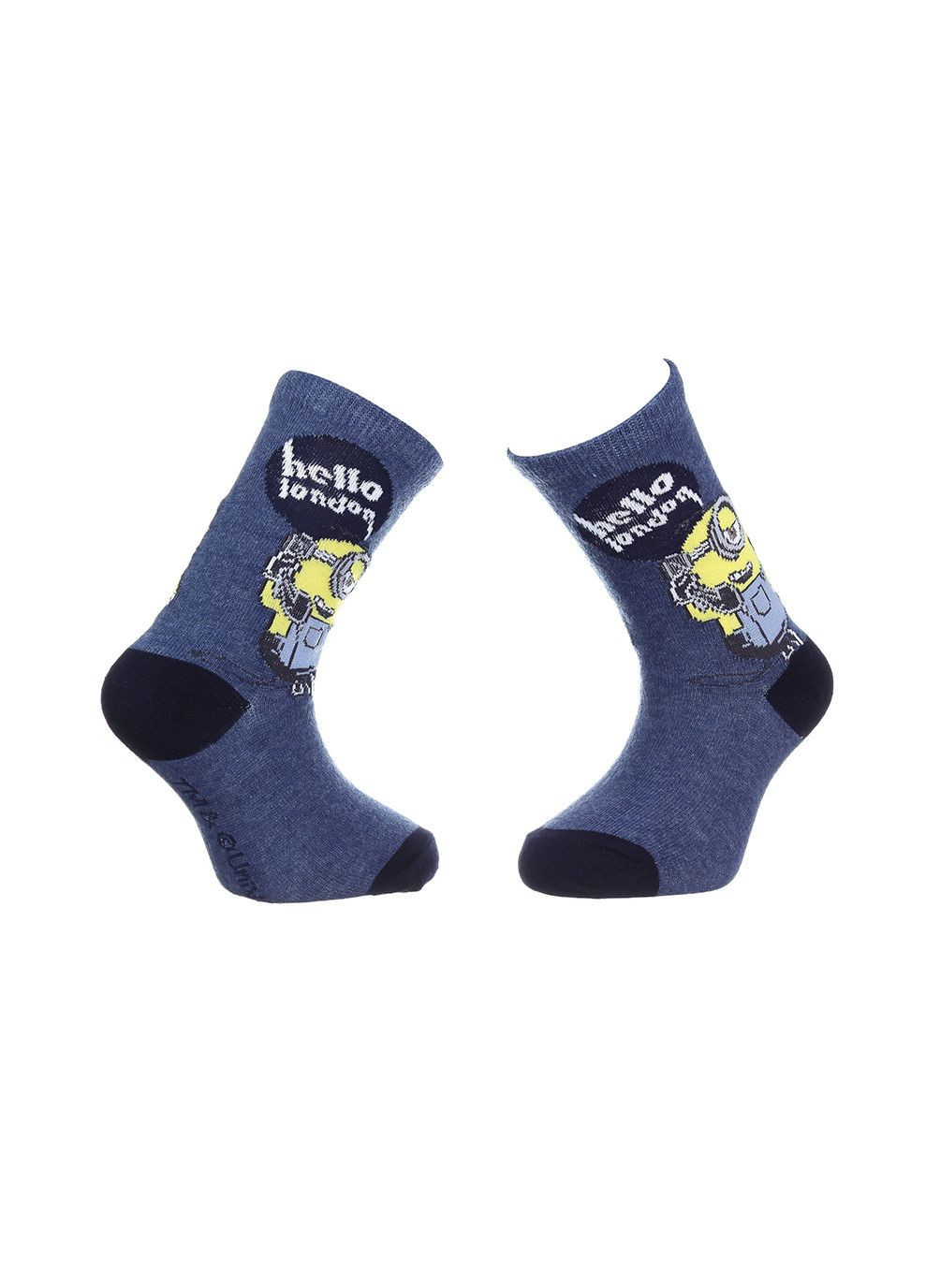 Шкарпетки Hello London denim Minions (333960177)