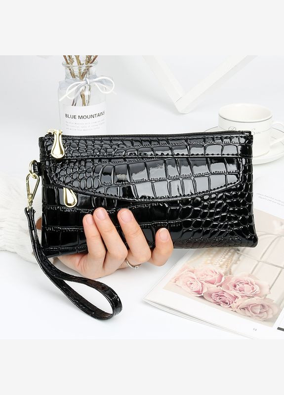 Женский клатч Гламур Black Italian Bags (328958122)