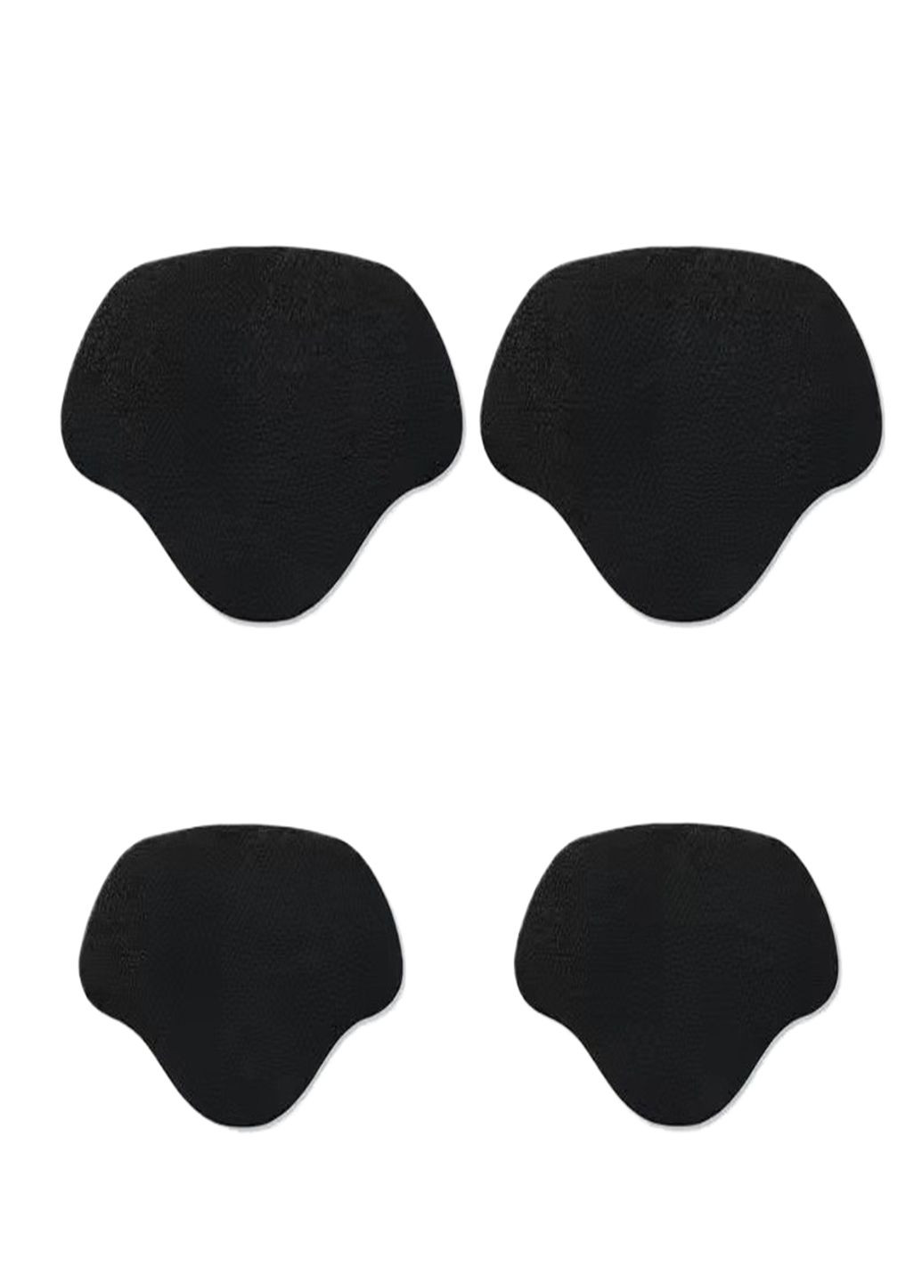 Накладка-наклейка на пятку для ремонта протертого задника в кроссовках или кедах черная No Brand (311225958)