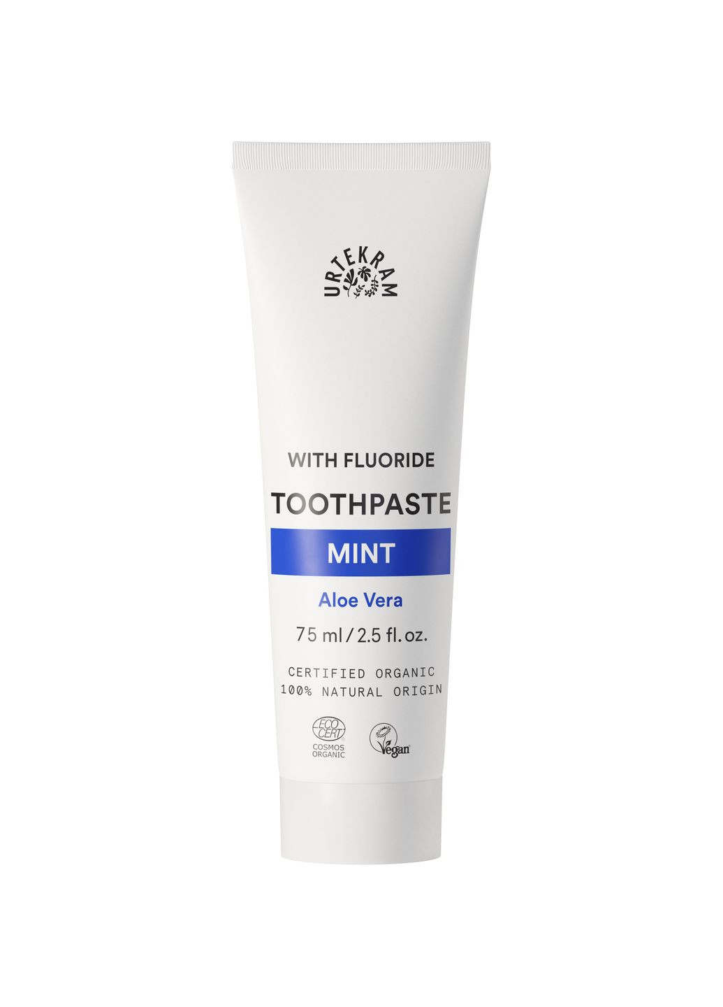 Органическая зубная паста Mint с фторидом и алоэ вера, 75 мл Urtekram 1083793 (331860773)