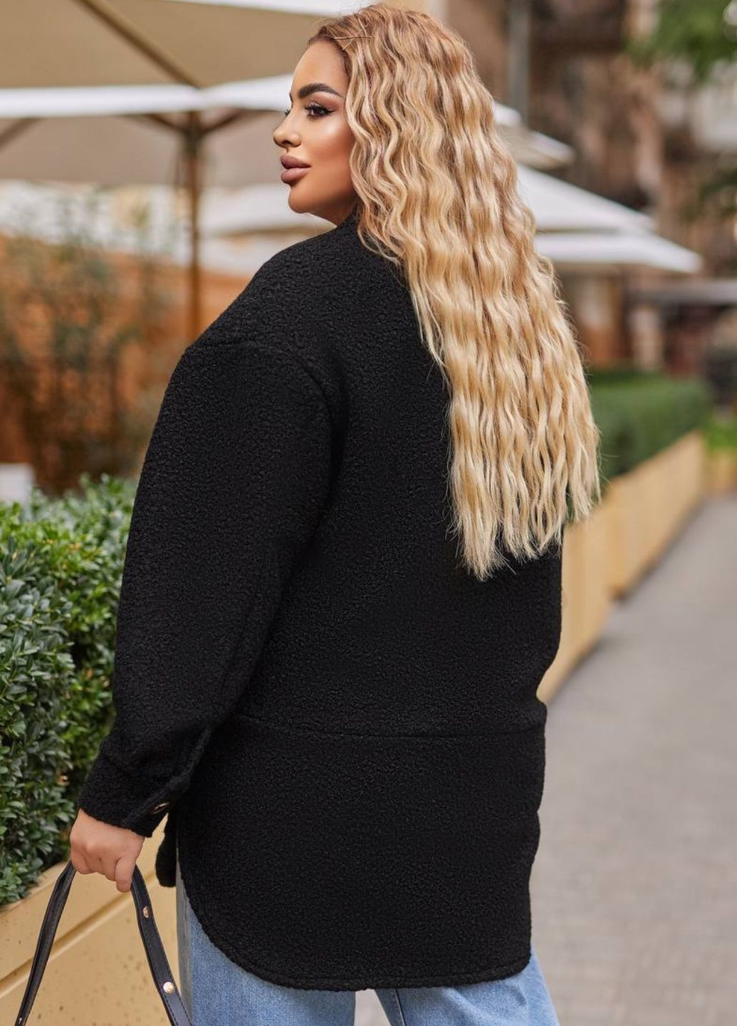 Черная повседневный рубашка Tik-Tak с длинным рукавом