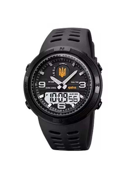 Часы наручные мужские 5561/1655BKWT, спортивные, Мужские армейские водостойкие тактические часы Skmei (389132790)