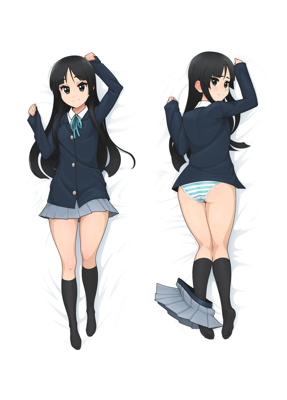 Подушка дакімакура двостороння Mio Akiyama 2 - K-On! 100см No Brand (327842908)