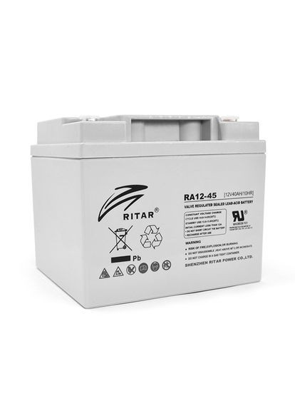 Аккумуляторная батарея AGM RA1245, Gray Case, 12V 45.0Ah (198 x 166 x169) Q1 Ritar (315434887)