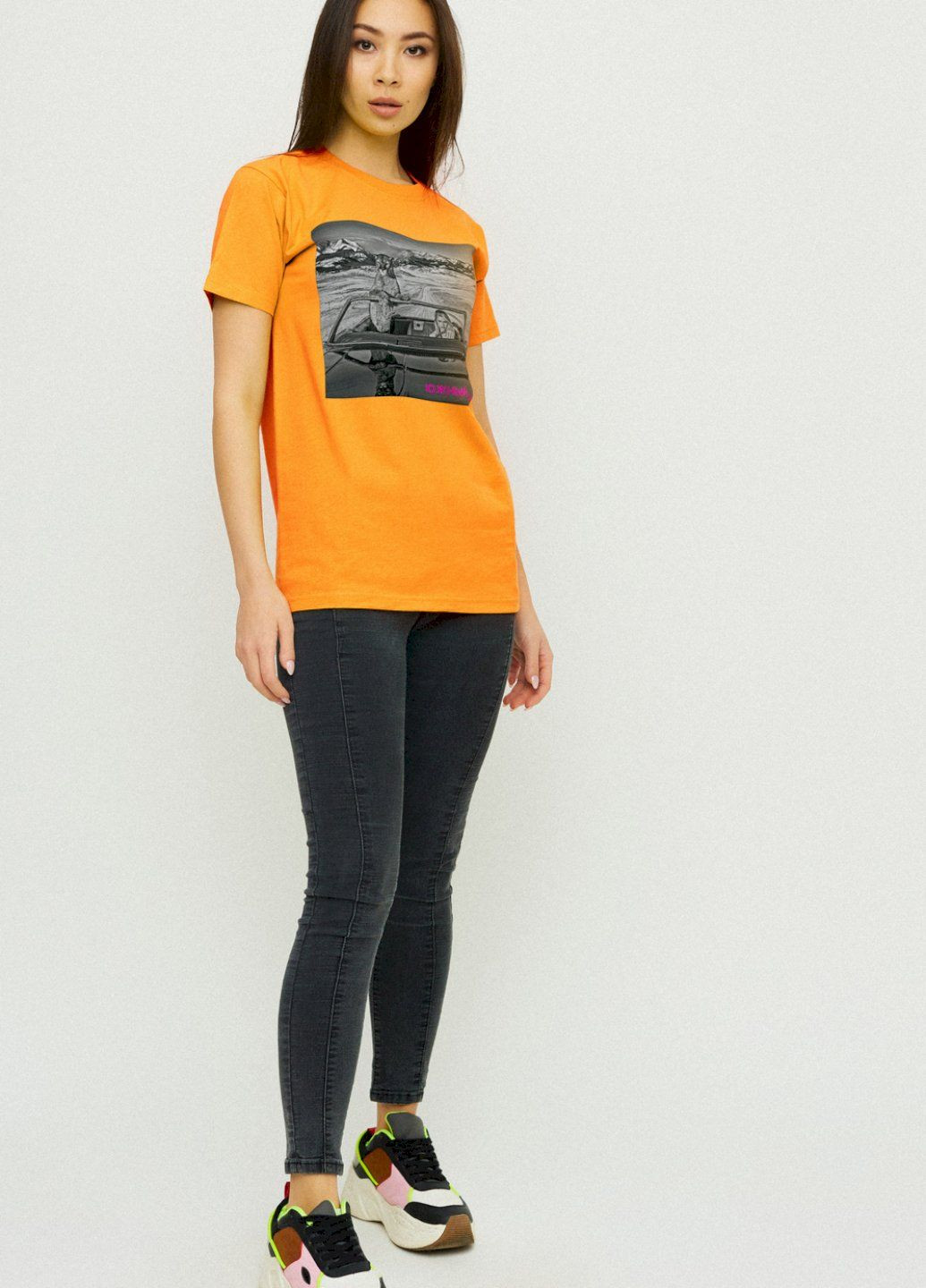 Футболка Boyfriend / air print / YAPPI - (325221999)