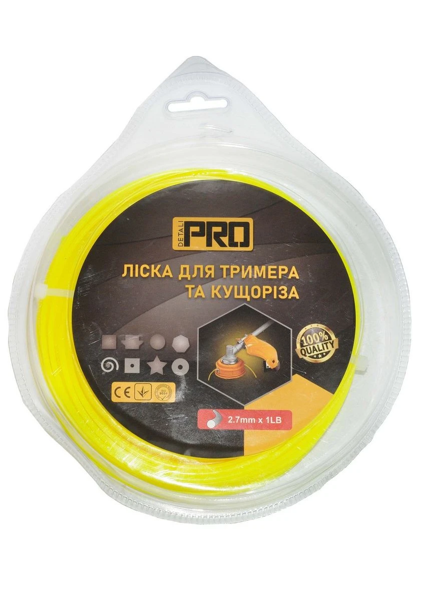 Ліска косильна круг d2.7 мм 1 LB (64 м) Universal (402869101)