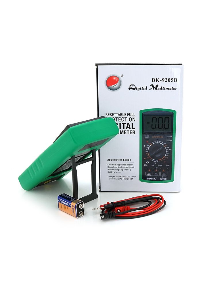 Мультиметр BAKKU BK-9205B Вимірювання: V, A, R Baku (370615225)