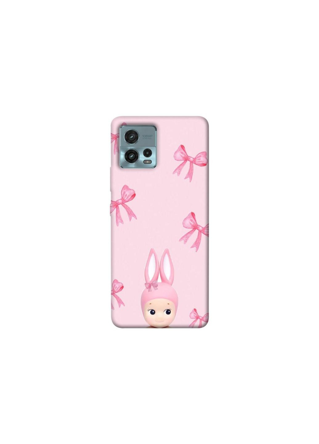 Чохол на Motorola Moto G72 Ribbon Bunny Frontalka (352223422)