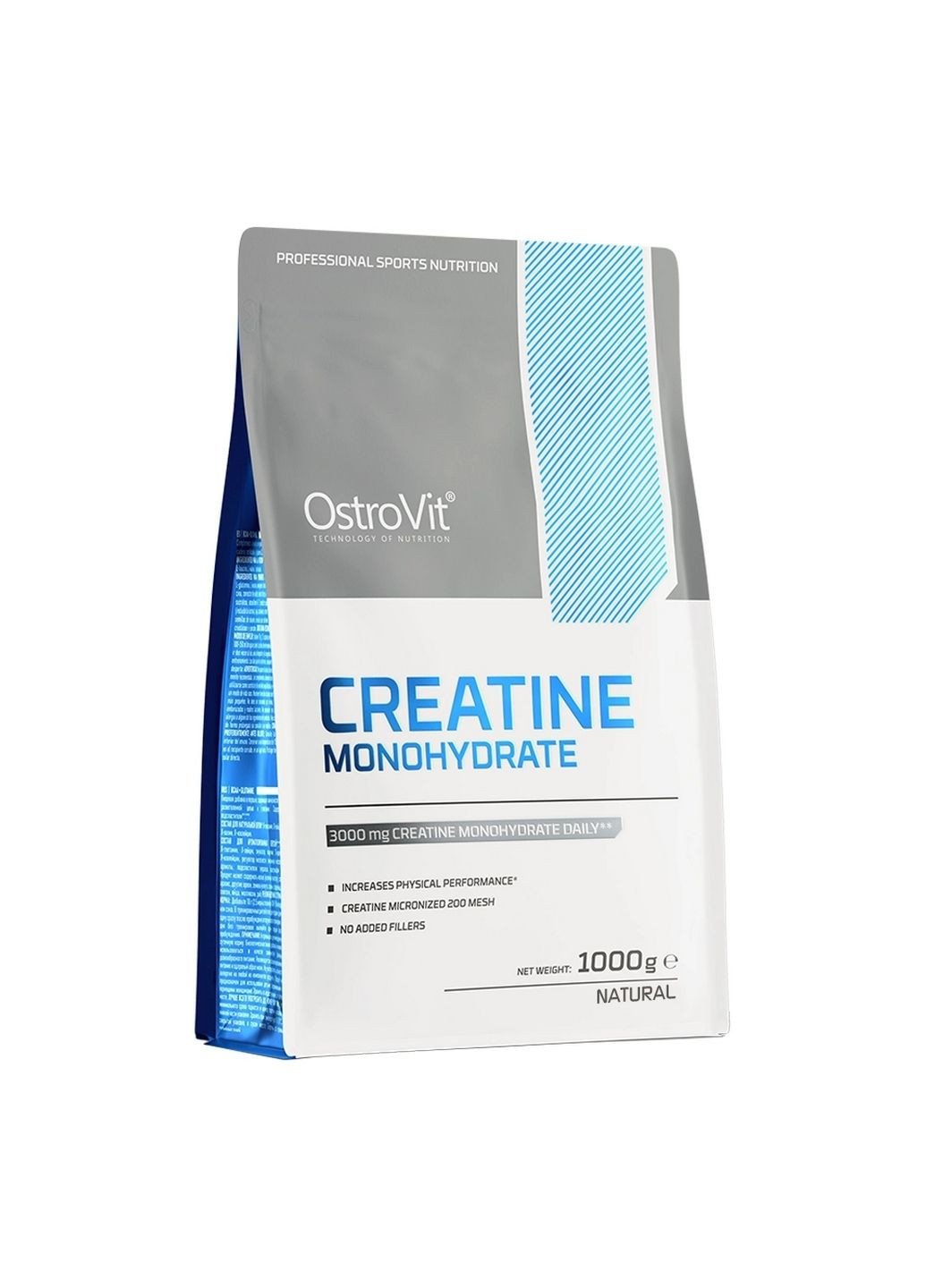 Креатин Creatine Monohydrate, 1 кг Без вкуса Ostrovit (293341205)