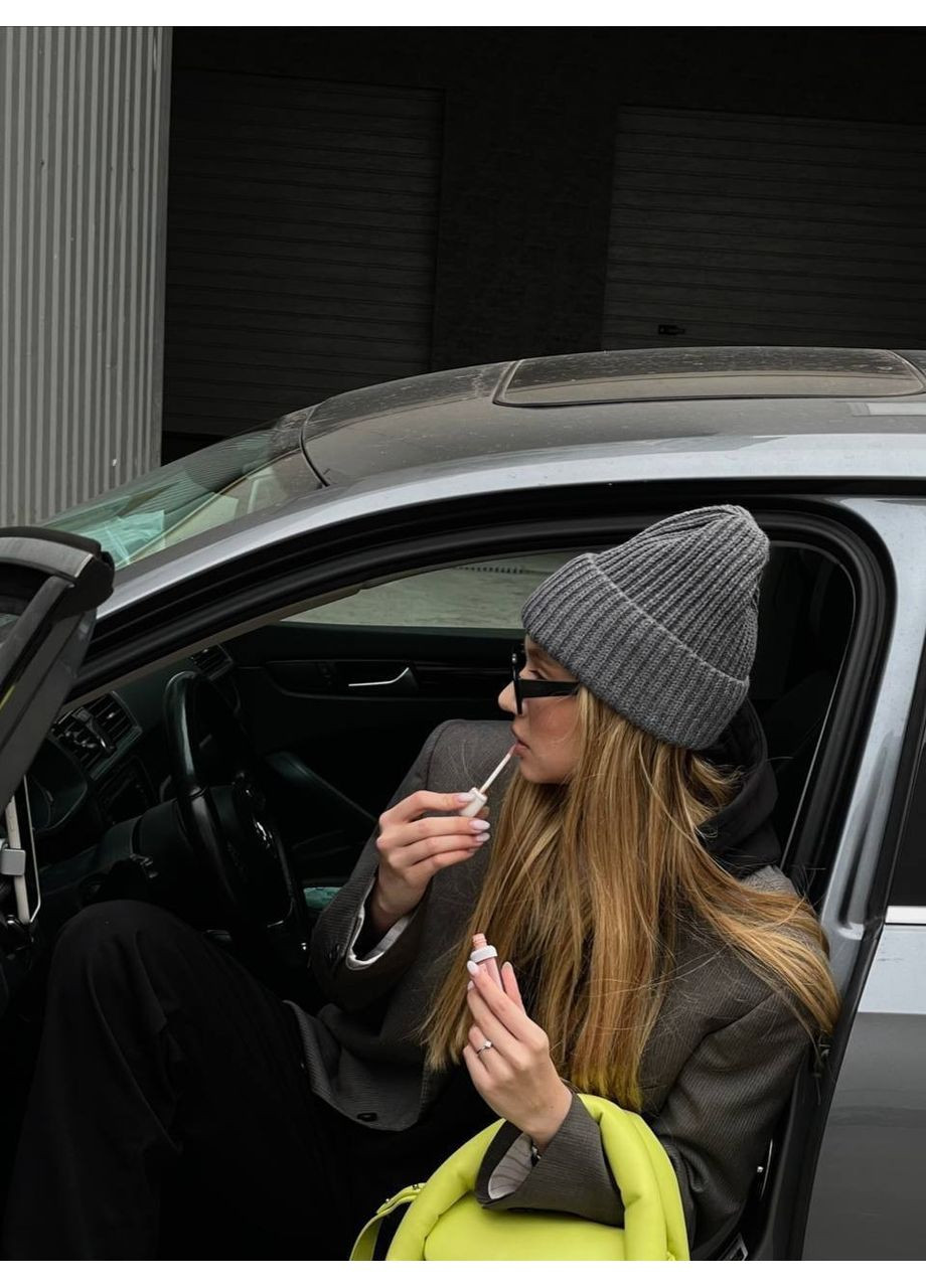 Шапка унісекс біні у рубчик JUGO LOVELY (364686734)