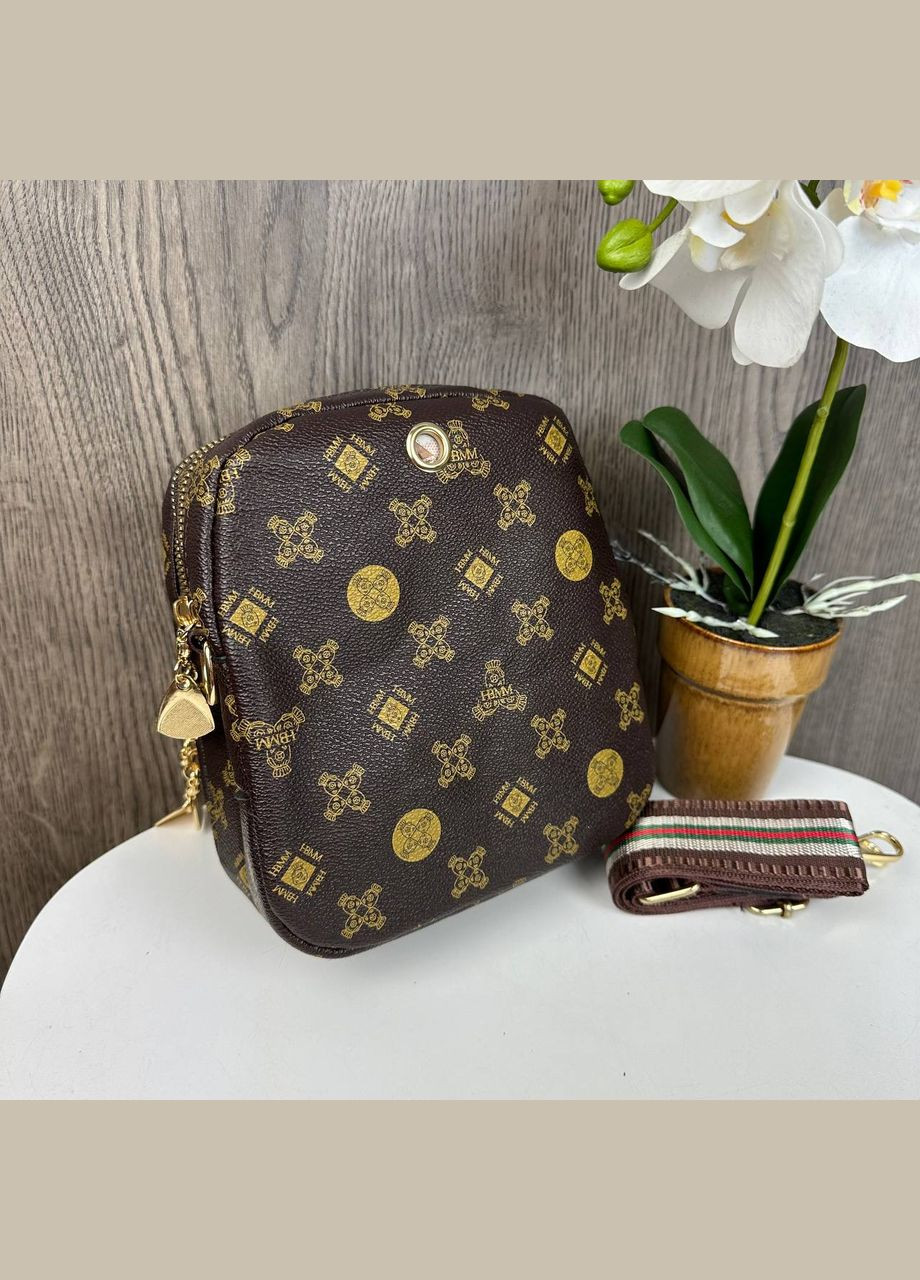 Жіноча міні маленька сумочка Коричневий (1469ДКк) No Brand сумка (341085577)