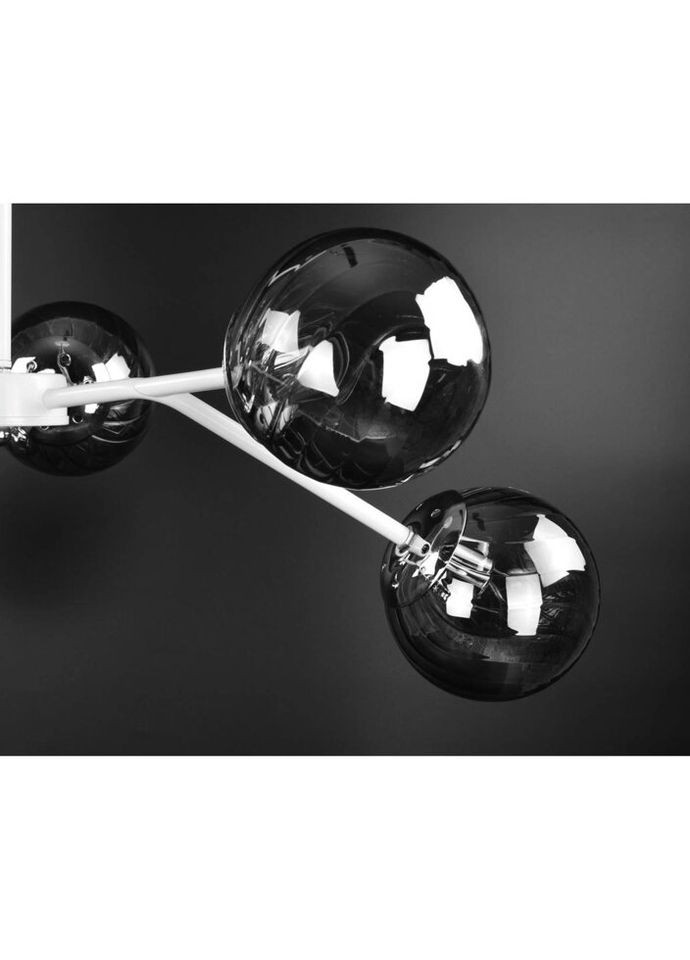 Люстра потолочная на 6 лампочек 26488 Белый 25-63х65х65 см. Sunnysky (324396076)