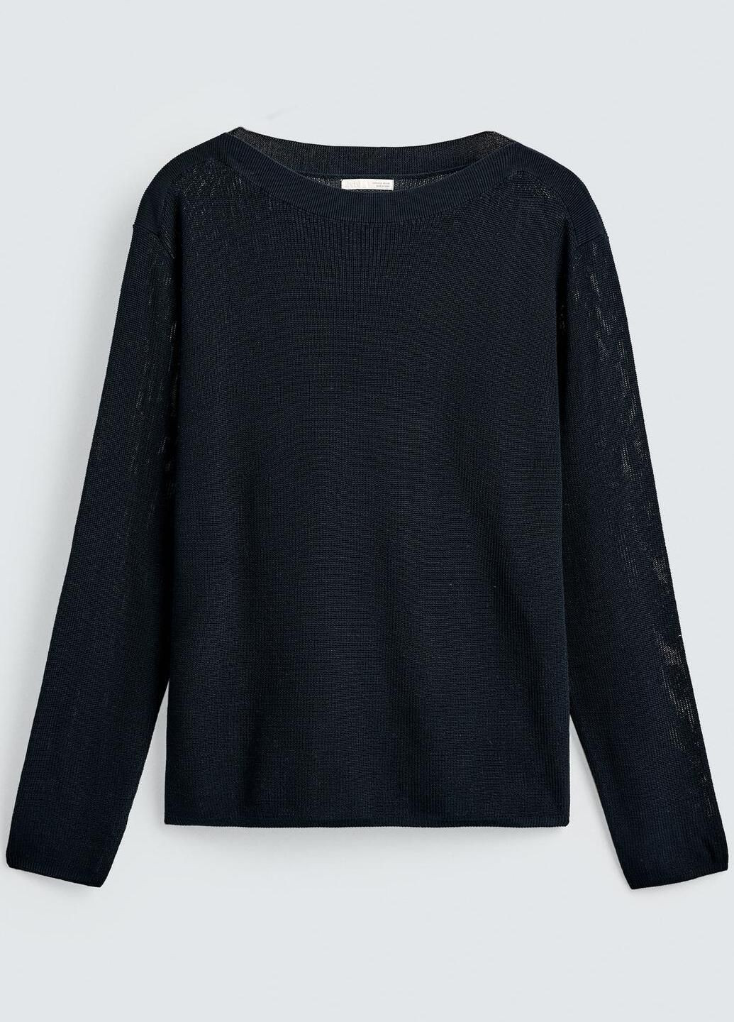 Темно-синій демісезонний светр Zara