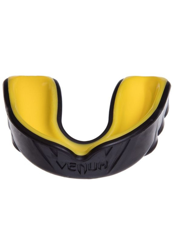 Капа боксерская односторонняя (однощелепная) CHALLENGER (термопластик, Черный ) (VN0618_Черно-желтый) Venum (361437430)