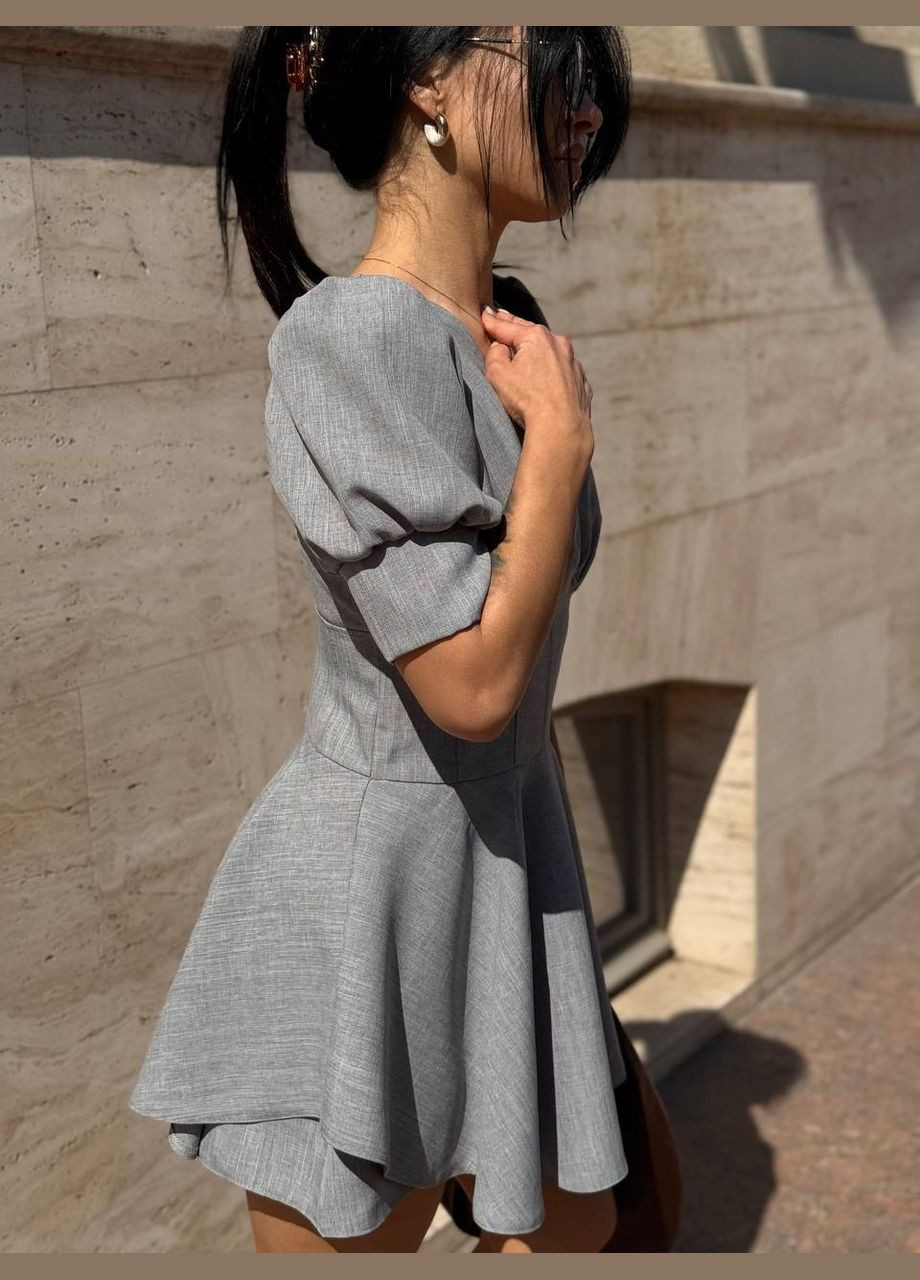 Сіра сукня-комбінезон Fashion