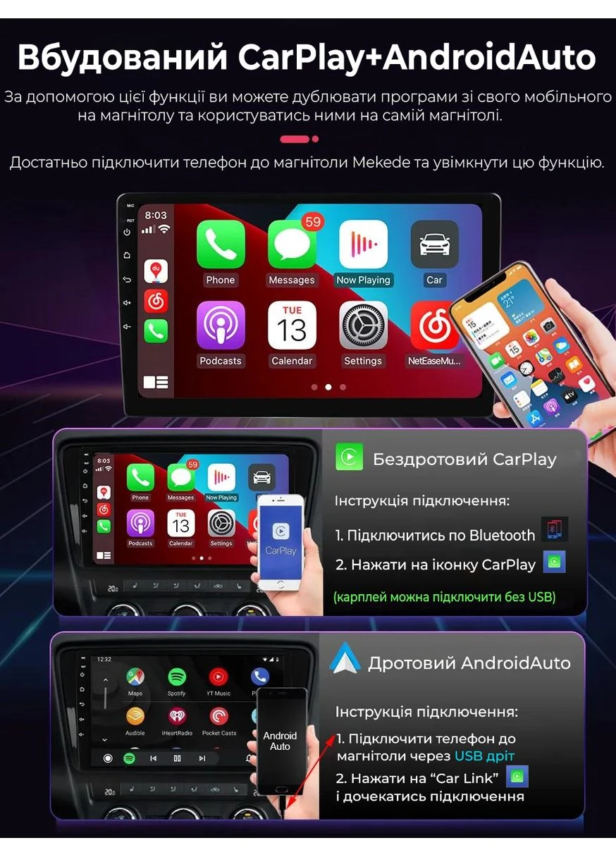 Штатна магнітола MS 2k Iveco Daily (2014-2021) MS 2k 360 6GB+128GB CarPlay QleD Mekede (384258540)