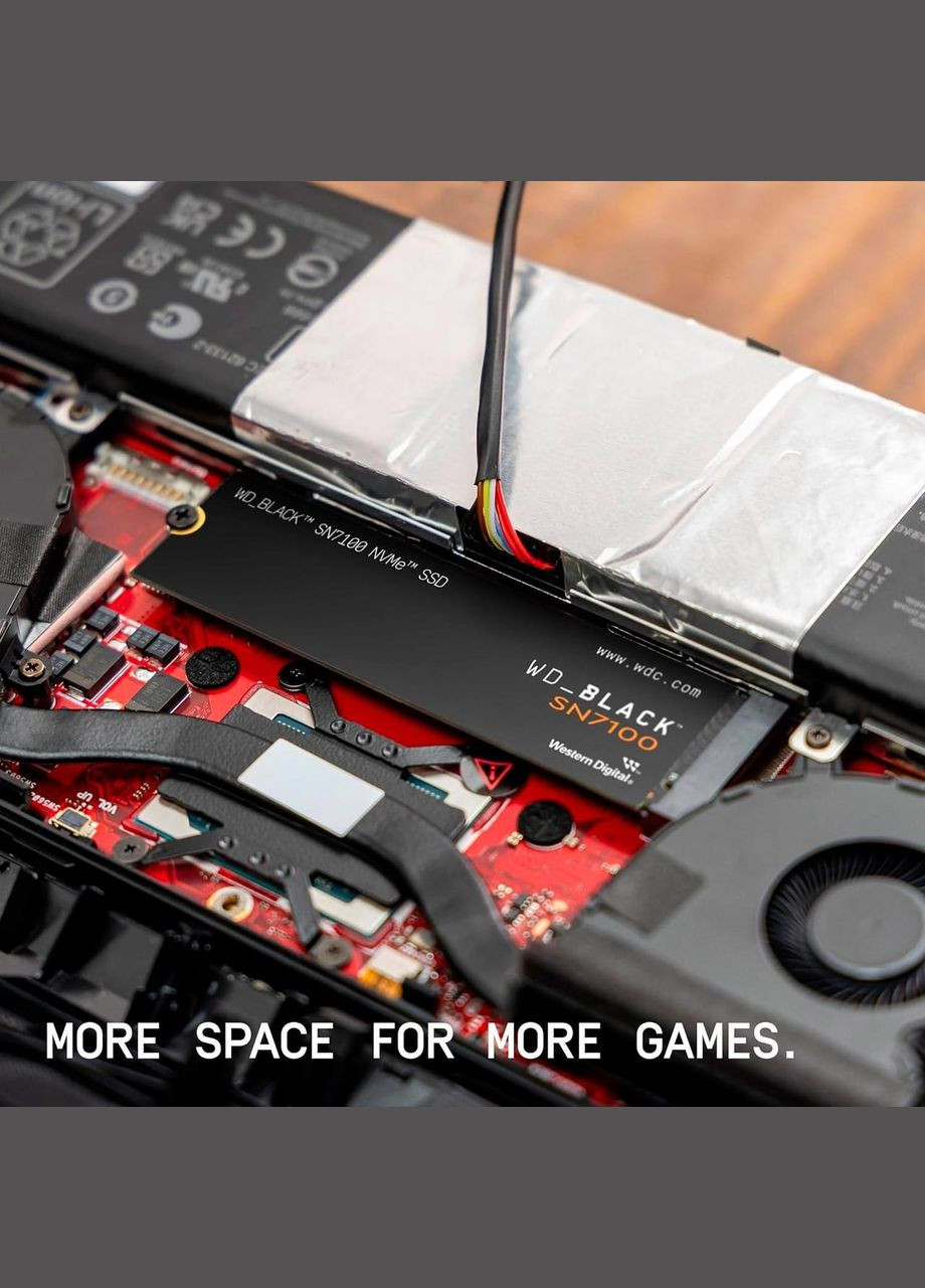 Твердотільний накопичувач SSD 1Tb Western Digital Black SN7100 M.2 2280 PCI-E 4.0x4 (WDS100T4X0E) WD (335009072)