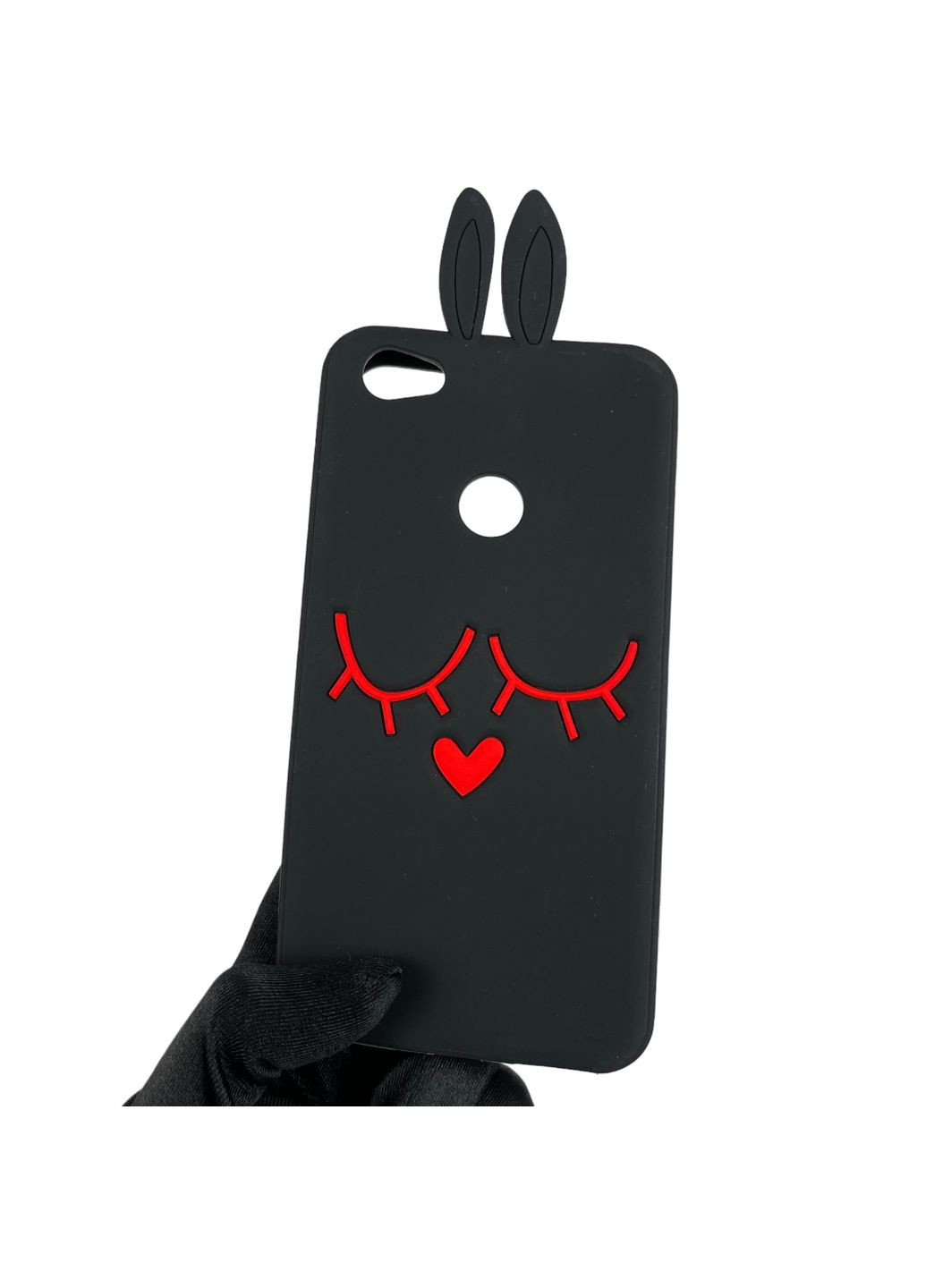 Чехол для Redmi Note 5A детский 3д в форме кролика на сяоми редми нот 5а чёрный Xiaomi (366019332)