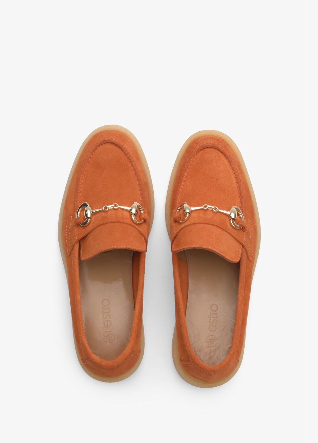 Estro Лоферы, цвет оранжевый оранжевый з, украина — демисезон (307354793)