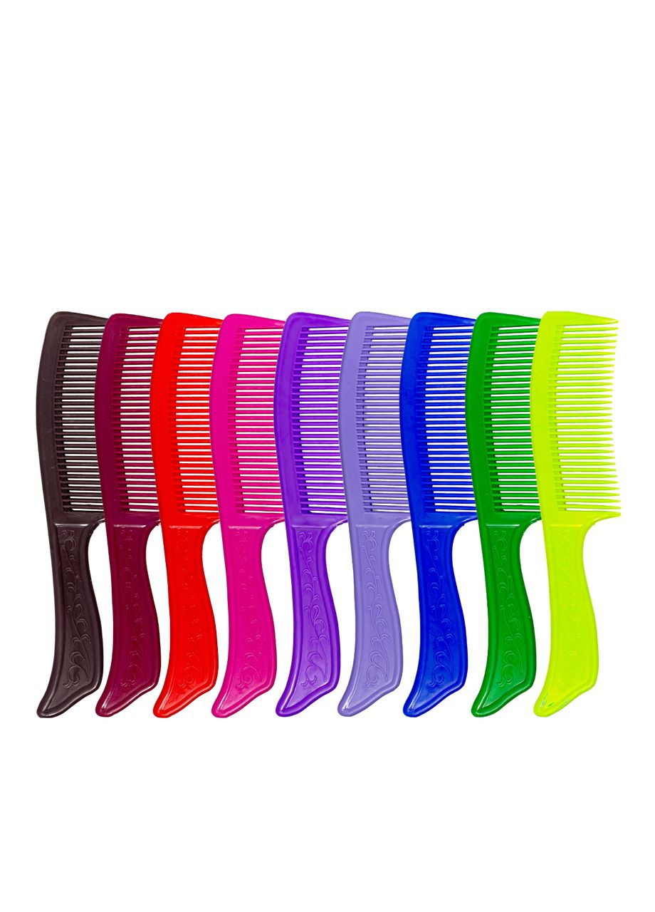 Расческа для волос с ручкой цветная DAGG (302722103)