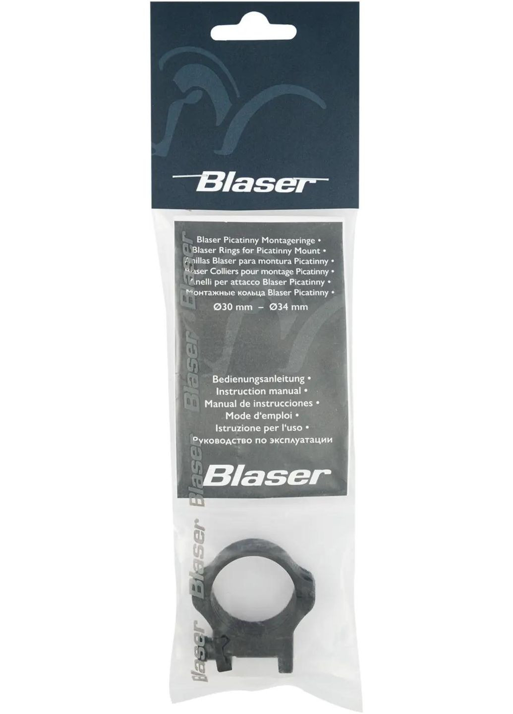Кільця Picatinny d 30 мм. Low. Сплав Blaser (316443863)