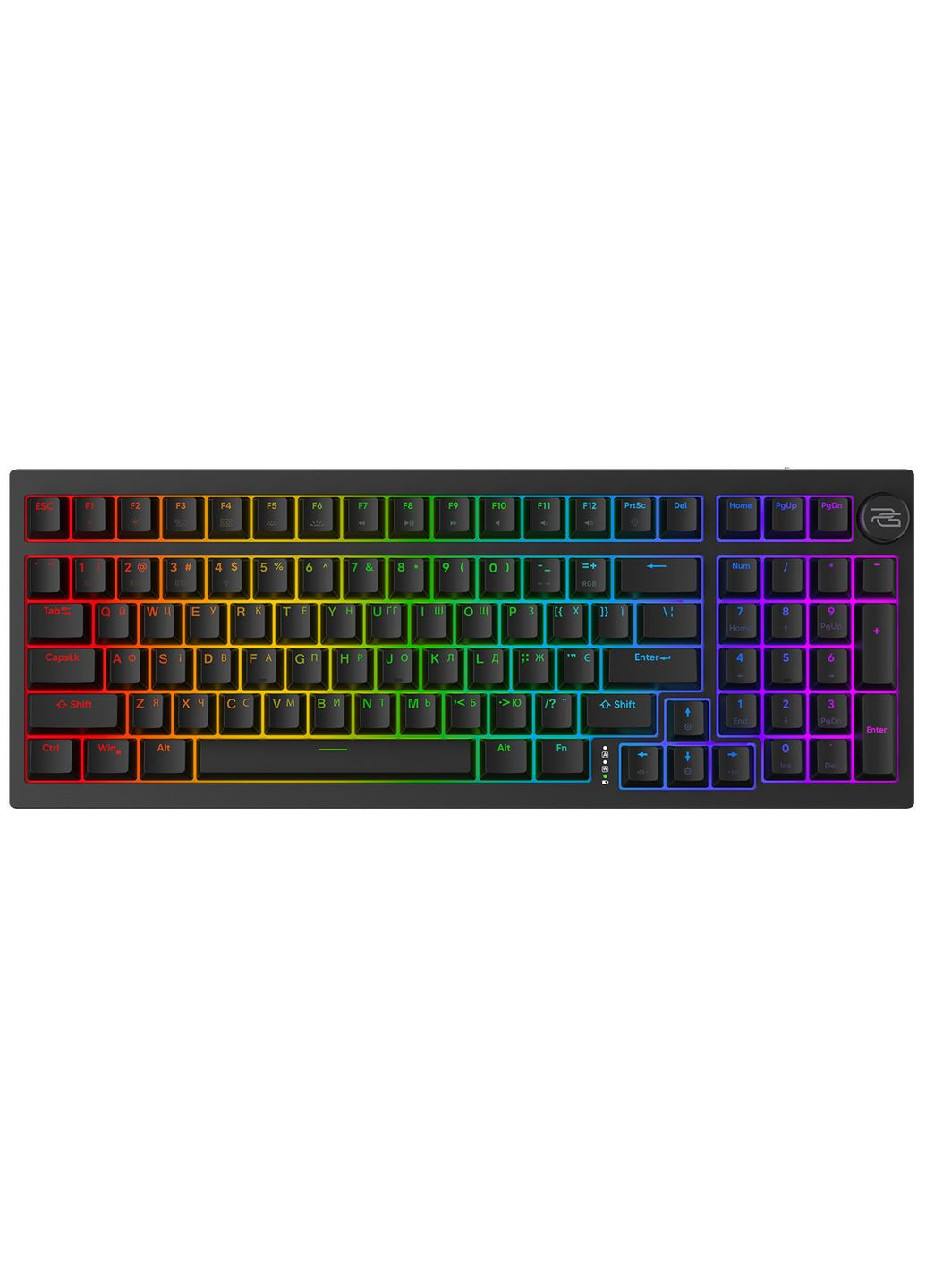 Клавиатура игровая Slicker Ukraine Layout Black Proove (360418653)