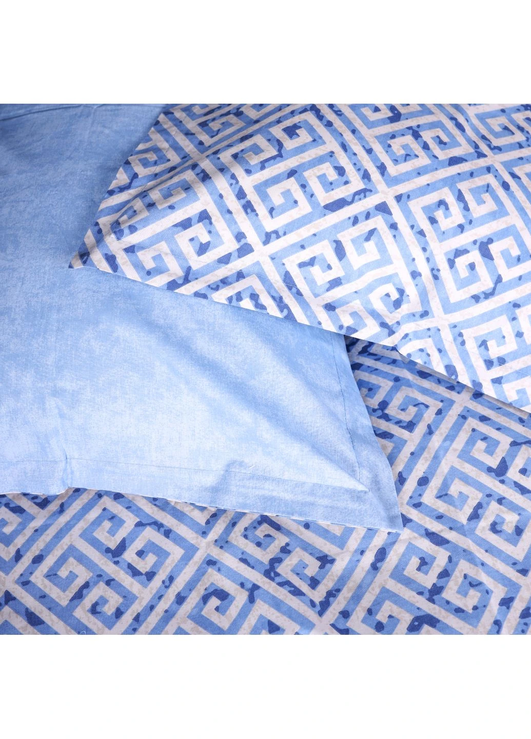 Комплект постельного белья Поплин 00-5 "Geometry Blue" Mirson (399190265)