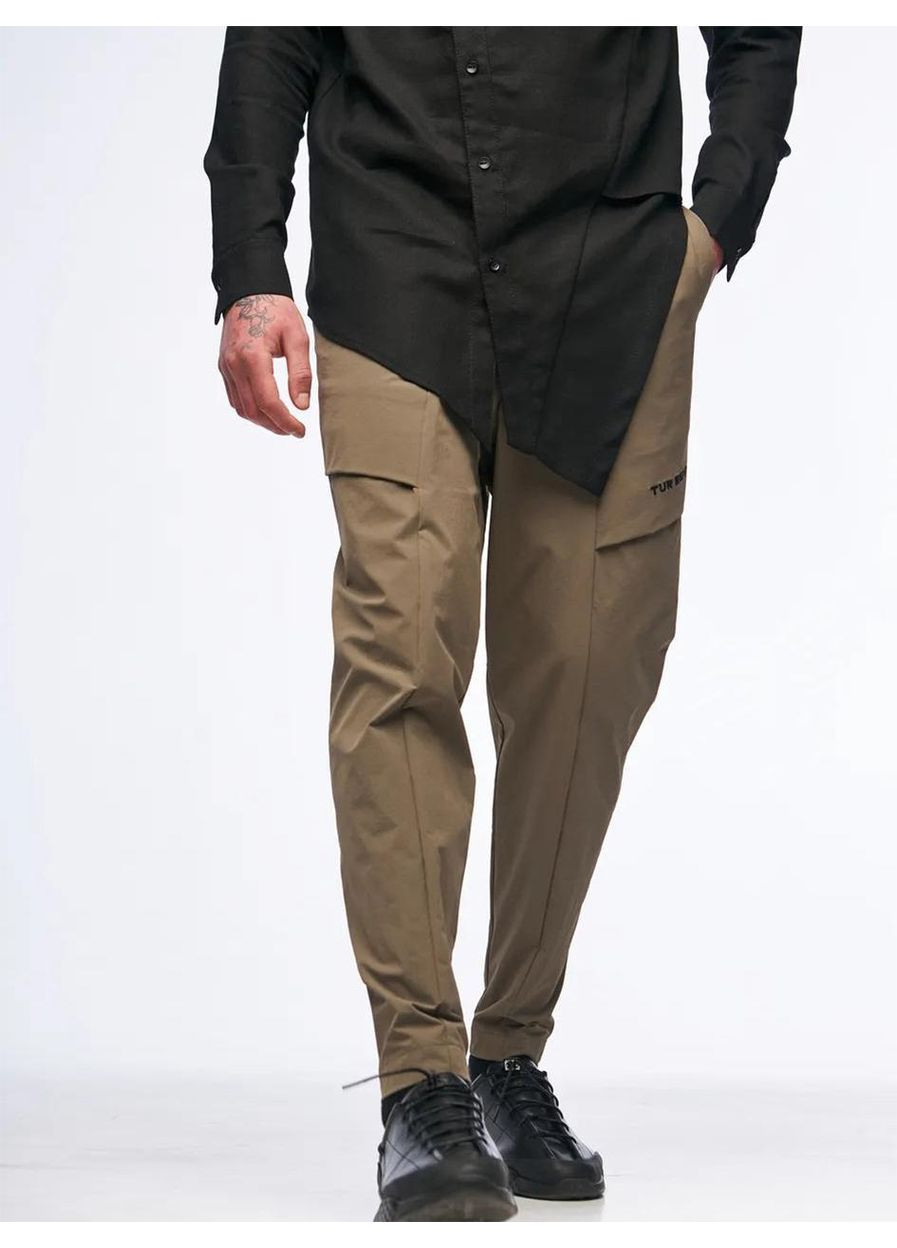Карго штани зі стрейч нейлону "SM-2421", хакі Vakko (373714161)