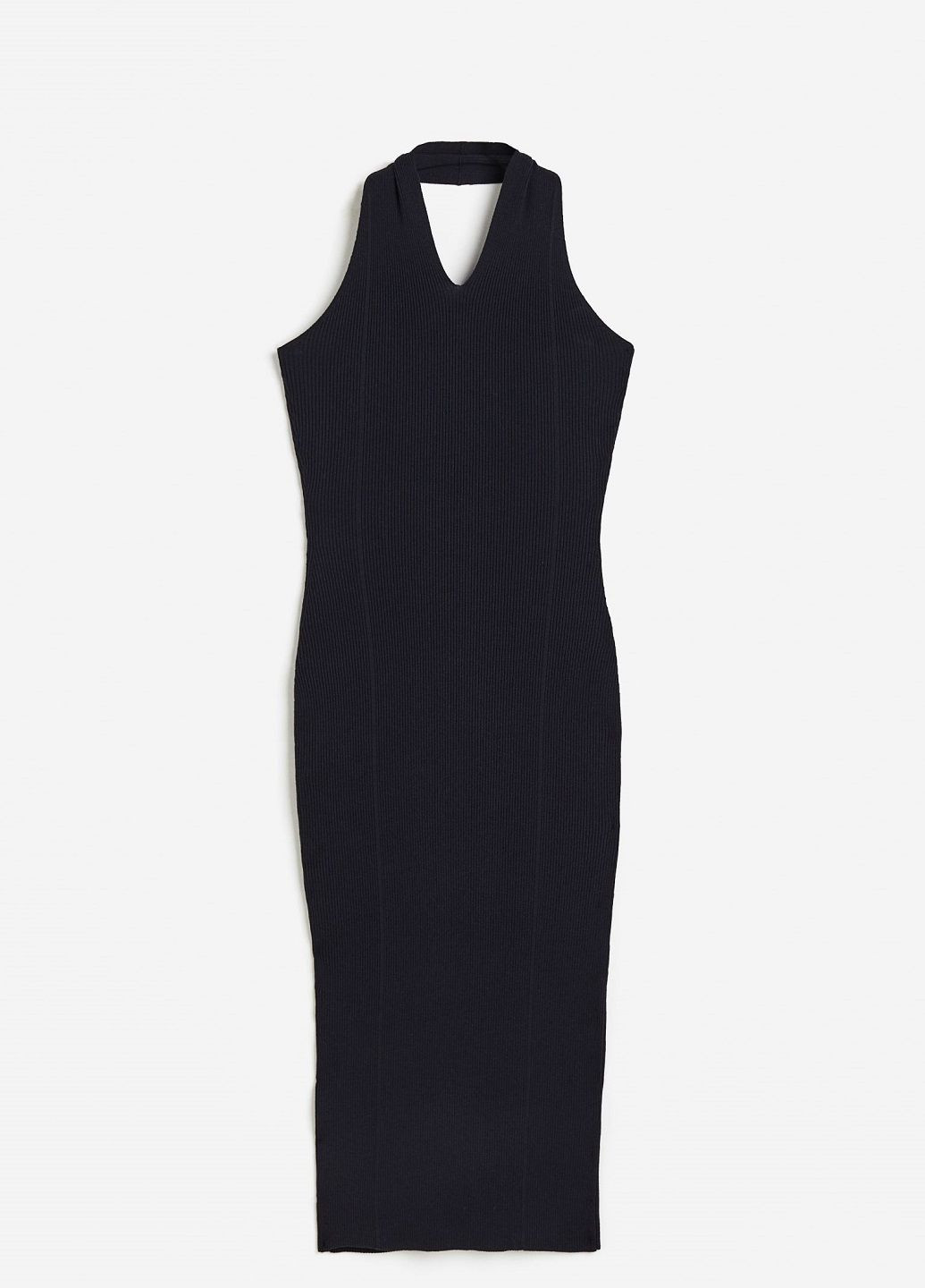 Чорна ділова сукня H&M однотонна