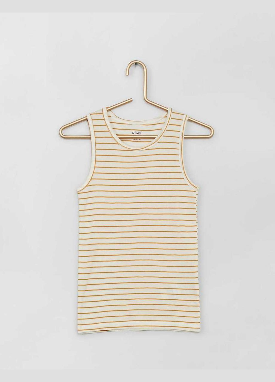 Майка,сірий-білий в смужку, Kiabi (314807657)