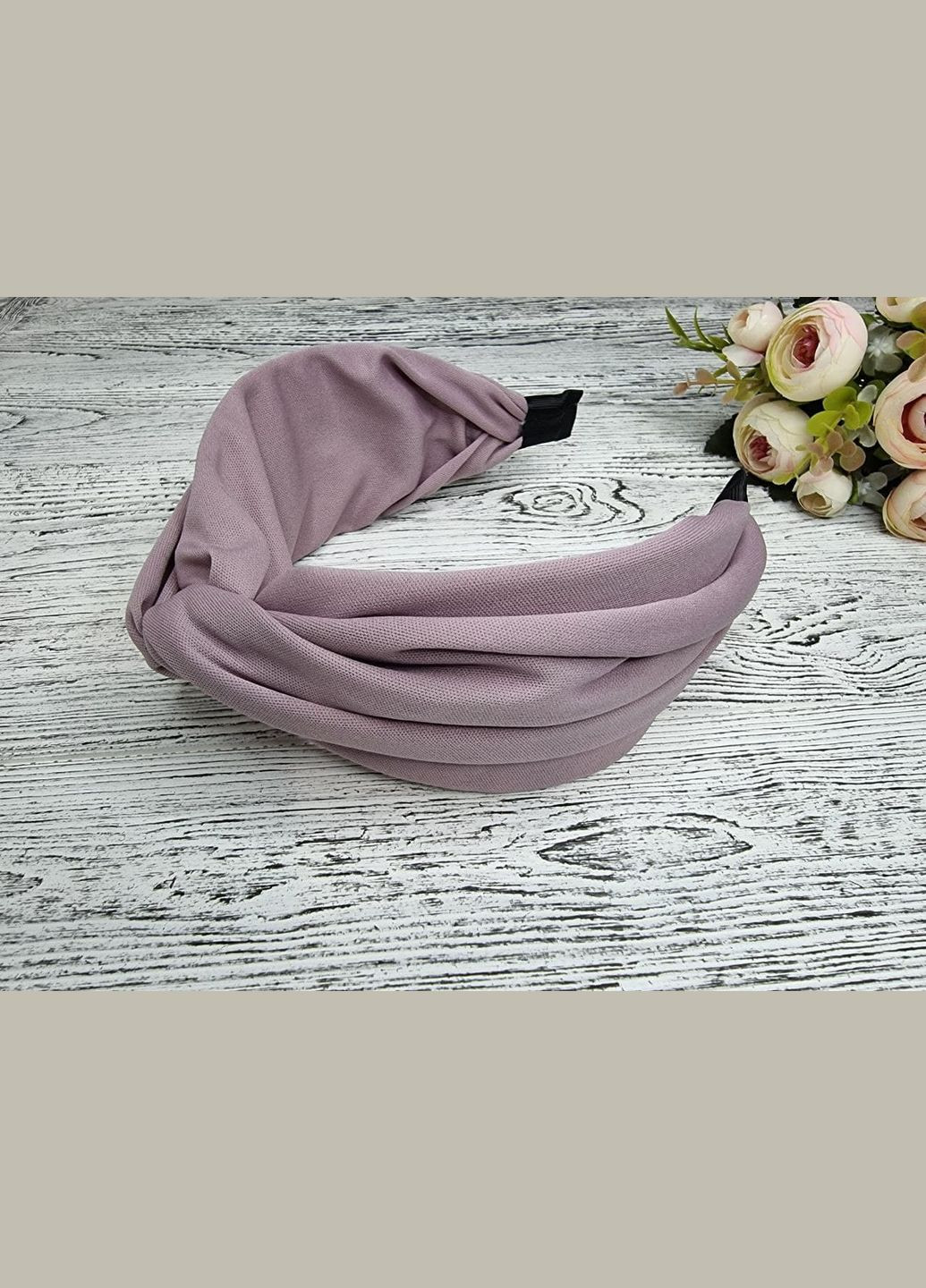 Обруч - чалма для волосся широкий переплетений світло Hand Made (315889610)