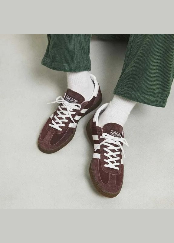 Коричневі кросівки handball spezial shadow brown gum - if8914 No Brand