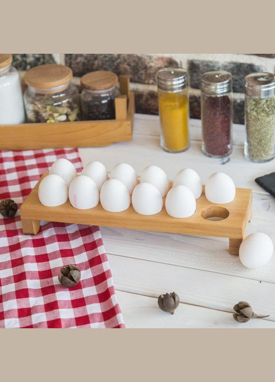 Підставка для яєць з дерева Маран бланже (ПЯЙ-001301) No Brand (327865023)