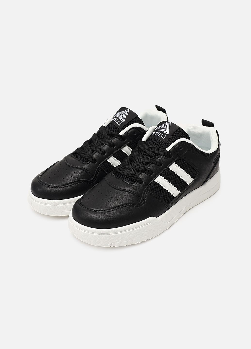 Чорні кеди на пласкій підошві жіночі колір чорний цб-00273218 Stilli