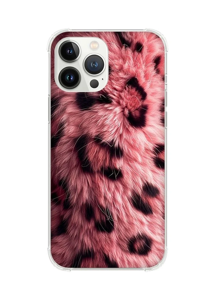 Чохол з потовщеними кутами на iPhone 14 Pro Max Рожеве хутро (принт 397) Creative (355407761)