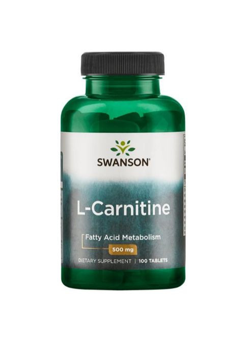 L-Carnitin 500 mg 100 Tabs Swanson (332006063)
