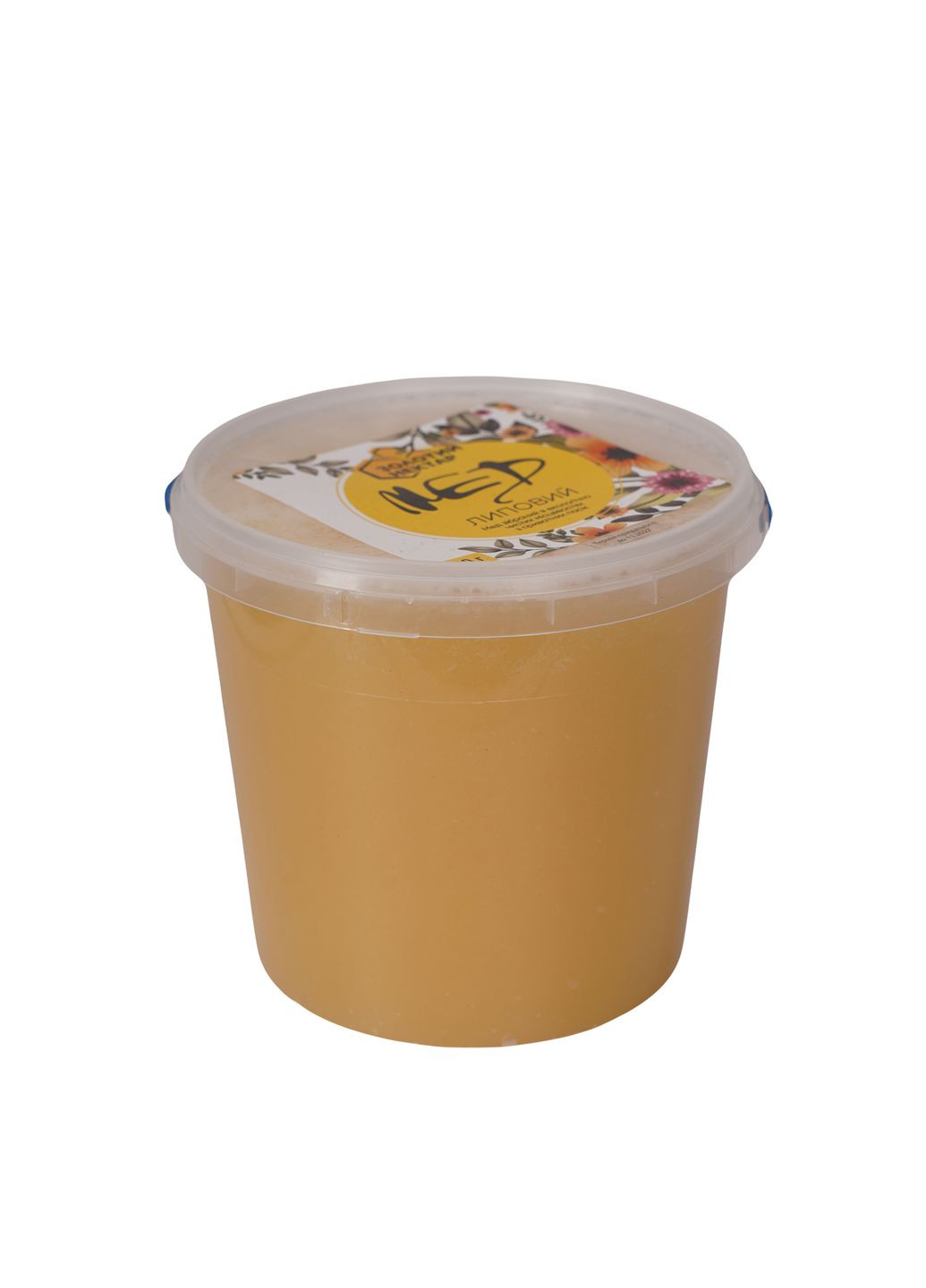 Мед липовий натуральний бджолиний у відерці 1,4 кг (1 л) Золотий Нектар (373676240)